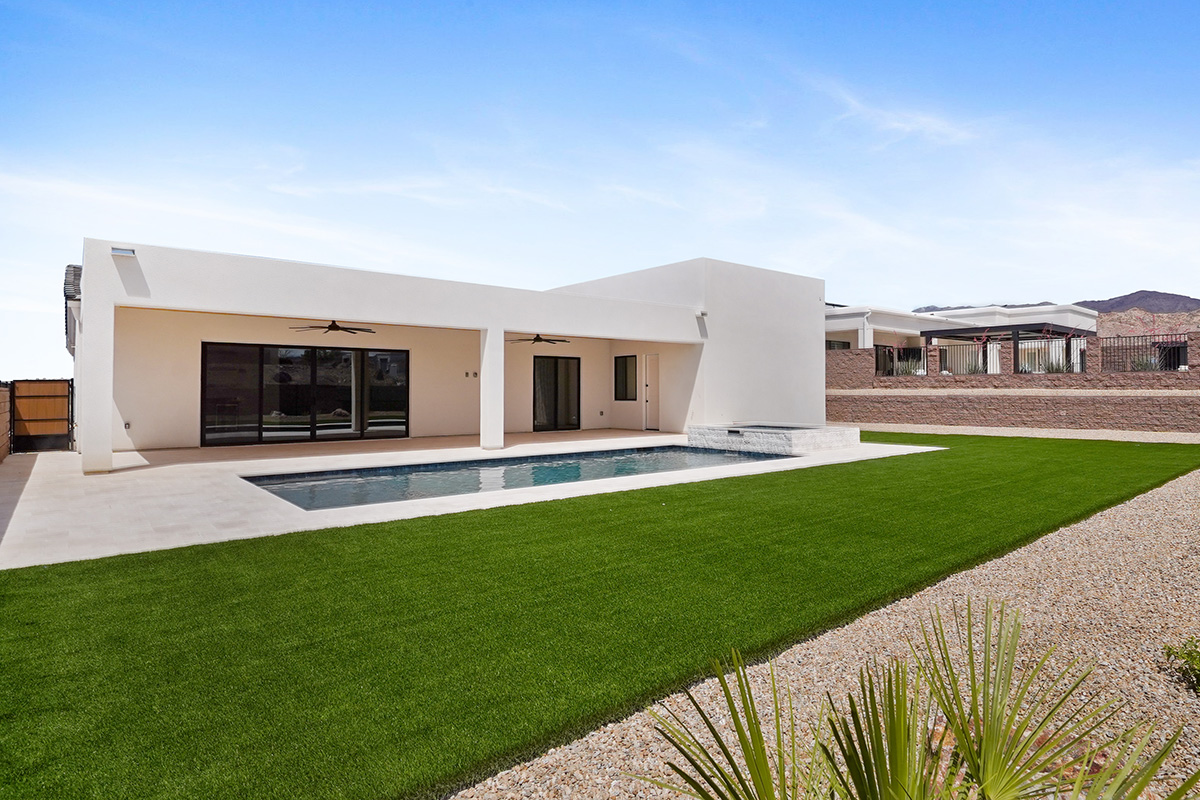 Custom Backyard with Pool